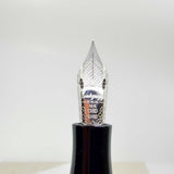 Montegrappa Nazionale Indian Rainbow (Lustrous Amber & Black) Celluloid Limited Edition Fountain Pen - Flexible Fine 14kt Gold Nib