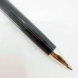 Cartier - Louis Cartier Black Composite Ribbed Ballpoint - Platinum-Plated Trim