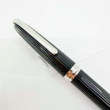 Cartier - Louis Cartier Black Composite Ribbed Ballpoint - Platinum-Plated Trim