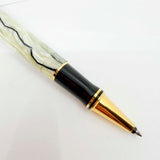 Parker Duofold Lustrous Pearl & Black Rollerball