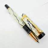 Parker Duofold Lustrous Pearl & Black Rollerball