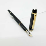 Montblanc Classique #144 Black Resin Fountain Pen  - Medium  14kt Gold Nib