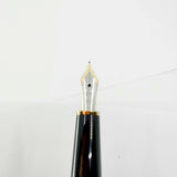 Montblanc Classique #144 Black Resin Fountain Pen  - Medium  14kt Gold Nib