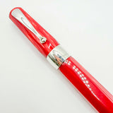 Montegrappa Symphony Lustrous Red Celluloid Octagonal Rollerball