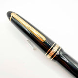 Montblanc Meisterstuck Black Resin #146 LeGrand Fountain Pen  - Fine 14kt  Gold Nib