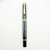 Pelikan  M800 Solid Black Fountain Pen - Early Model "W. Germany" on Cap Band + Extra Fine 14kt  Nib