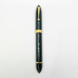 ASC (Armando Simoni Club) Triangolo Incredible Arco Verde (Green) Celluloid Limited Edition 3-Sided Fountain Pen - Magic Flex Medium #8 Size 18kt Gold Nib