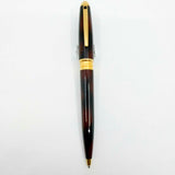 S.T. DuPont  Orpheo Laque Ecaille Ballpoint Pen - Marbled Black & Burnished Burgundy Laque