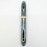 ASC (Armando Simoni Club) Triangolo Incredible Arco Verde (Green) Celluloid Limited Edition 3-Sided Fountain Pen - Magic Flex Medium #8 Size 18kt Gold Nib