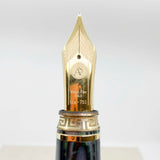 ASC (Armando Simoni Club) Triangolo Incredible Arco Verde (Green) Celluloid Limited Edition 3-Sided Fountain Pen - Magic Flex Medium #8 Size 18kt Gold Nib