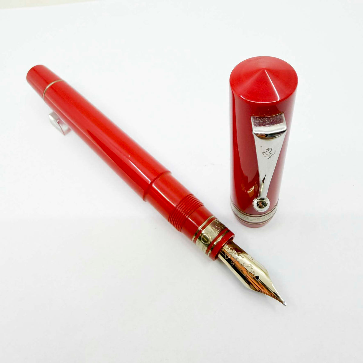 OMAS Ferrari 348 Challenge Limited Production Red Fountain Pen -  Medium 18kt Gold Nib