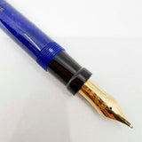 Aurora Internazionale Blue Marble Auroroloide Limited Edition Fountain Pen - Medium 18kt Gold Nib