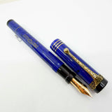 Aurora Internazionale Blue Marble Auroroloide Limited Edition Fountain Pen - Medium 18kt Gold Nib