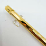 Cartier Must de Cartier Gold Plated Fluted Ballpoint Pen