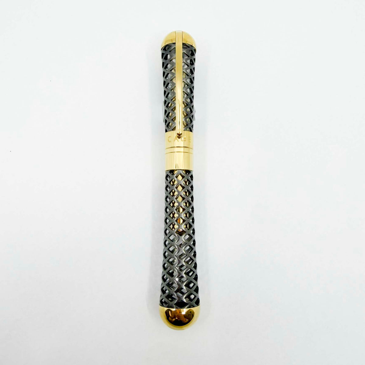Visconti Black Diamond Cage Limited Edition Fountain Pen - Only 50 Pens Produced! - Stub 14kt Gold Nib - #03/50