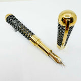 Visconti Black Diamond Cage Limited Edition Fountain Pen - Only 50 Pens Produced! - Stub 14kt Gold Nib - #03/50