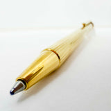 Cartier Must de Cartier Gold Plated Fluted Ballpoint Pen