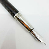Cartier Louis Cartier Dandy Crocodile Scales Engraved Wood Body Limited Edition Fountain Pen - Medium 18kt Gold Nib