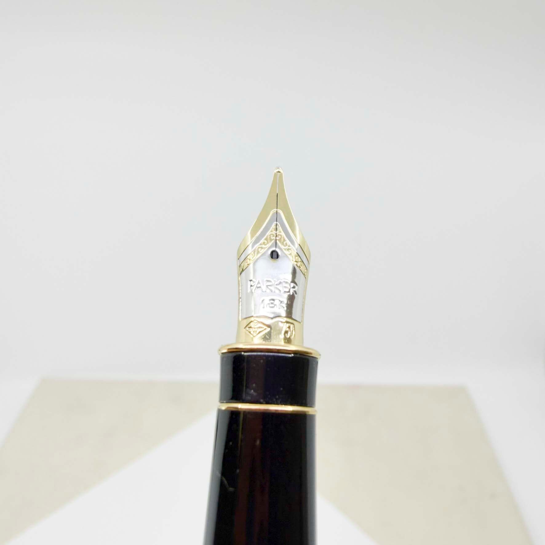 Parker Sonnet Fougere Sterling Silver Fountain Pen - Fine 18kt