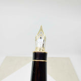Parker Sonnet Fougere Sterling Silver Fountain Pen - Fine 18kt Gold Nib