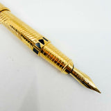 S.T. Dupont Afrika Limited Edition  Fountain Pen - Circa 2000 - Medium 18kt Gold Nib