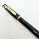 Cartier Black Trinity Fountain Pen - Fine 18kt Gold Nib