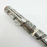 OMAS Jerusalem 3000 Limited Edition Sterling Silver Fountain Pen (1996) - Broad 18kt Gold Nib