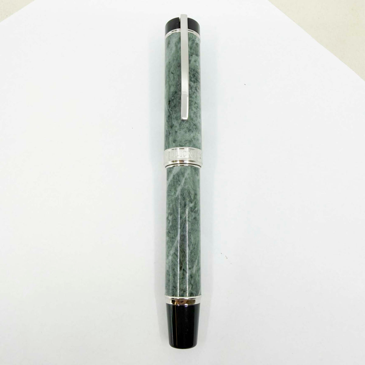Visconti Millionaire Limited Edition Actual Green Marble Fountain Pen - Flexible Fine 23K Palladium Nib