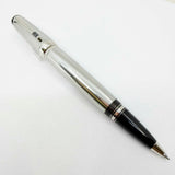 Montblanc Boheme Steel Noir Rollerball Pen - Black Onyx Stone in Clip