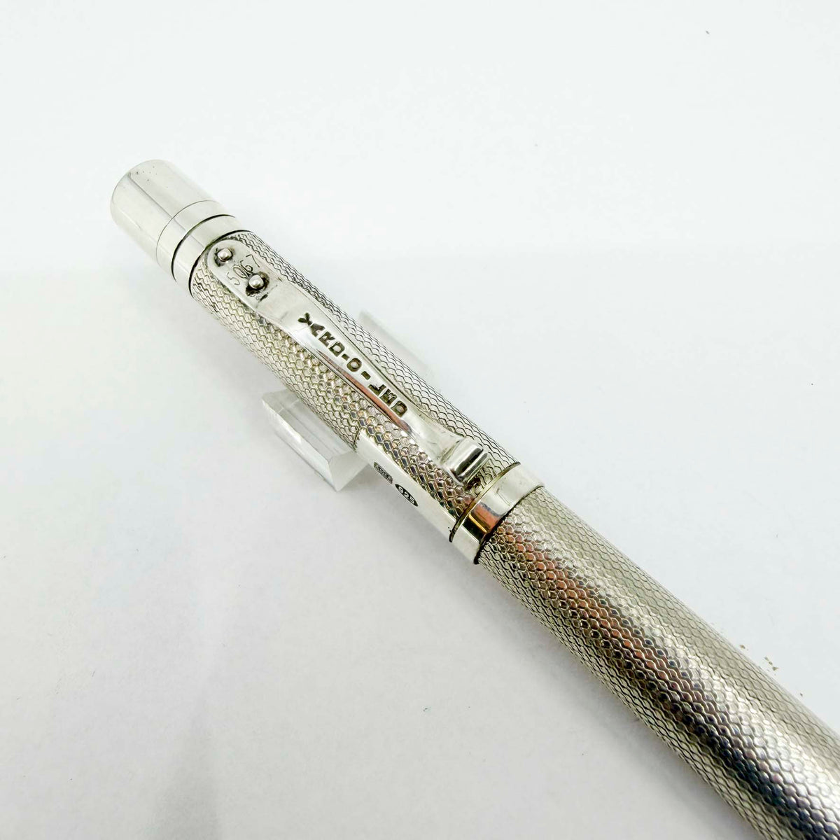 Yard-O-Led Sterling Silver Viceroy Standard Barleycorn Rollerball Pen