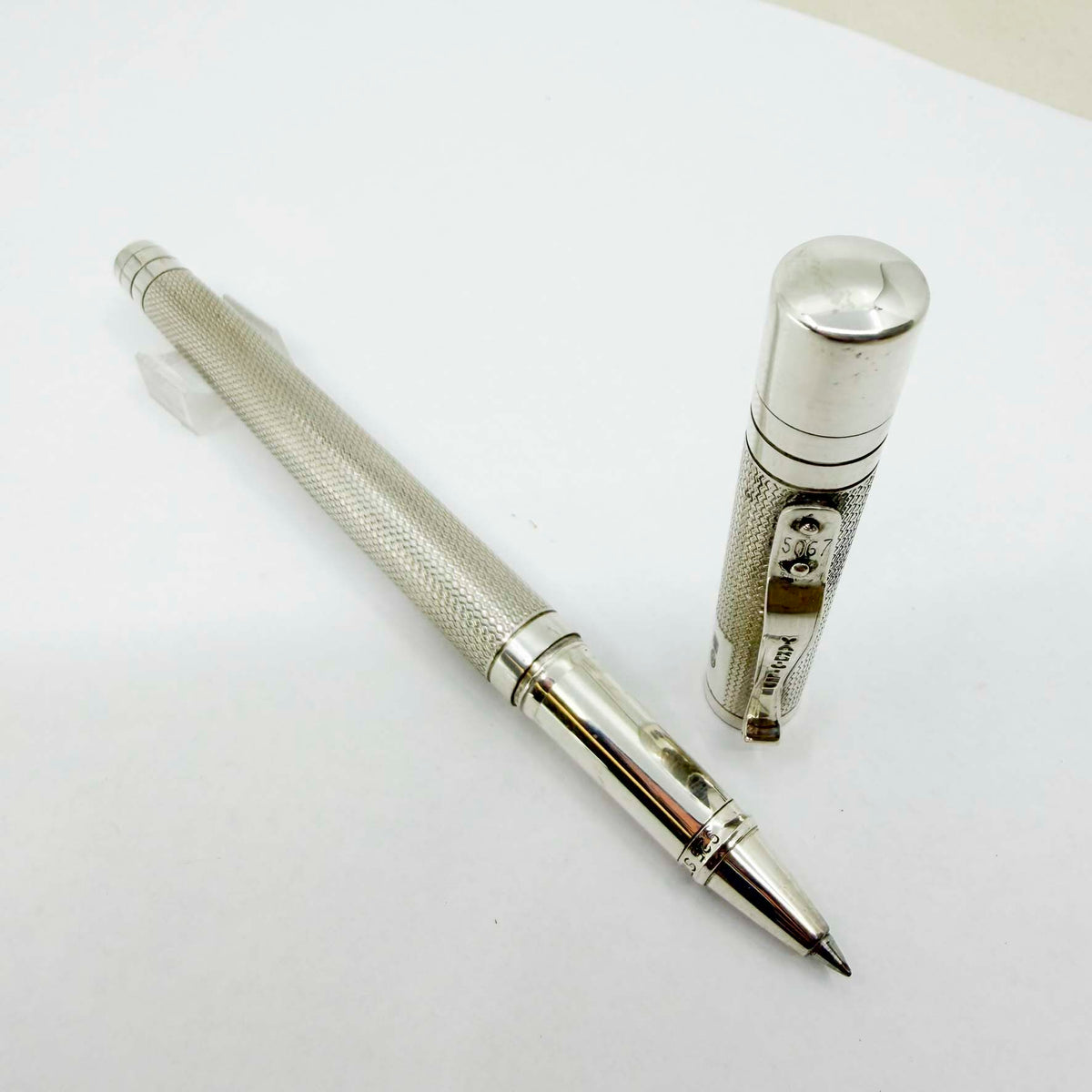 Yard-O-Led Sterling Silver Viceroy Standard Barleycorn Rollerball Pen