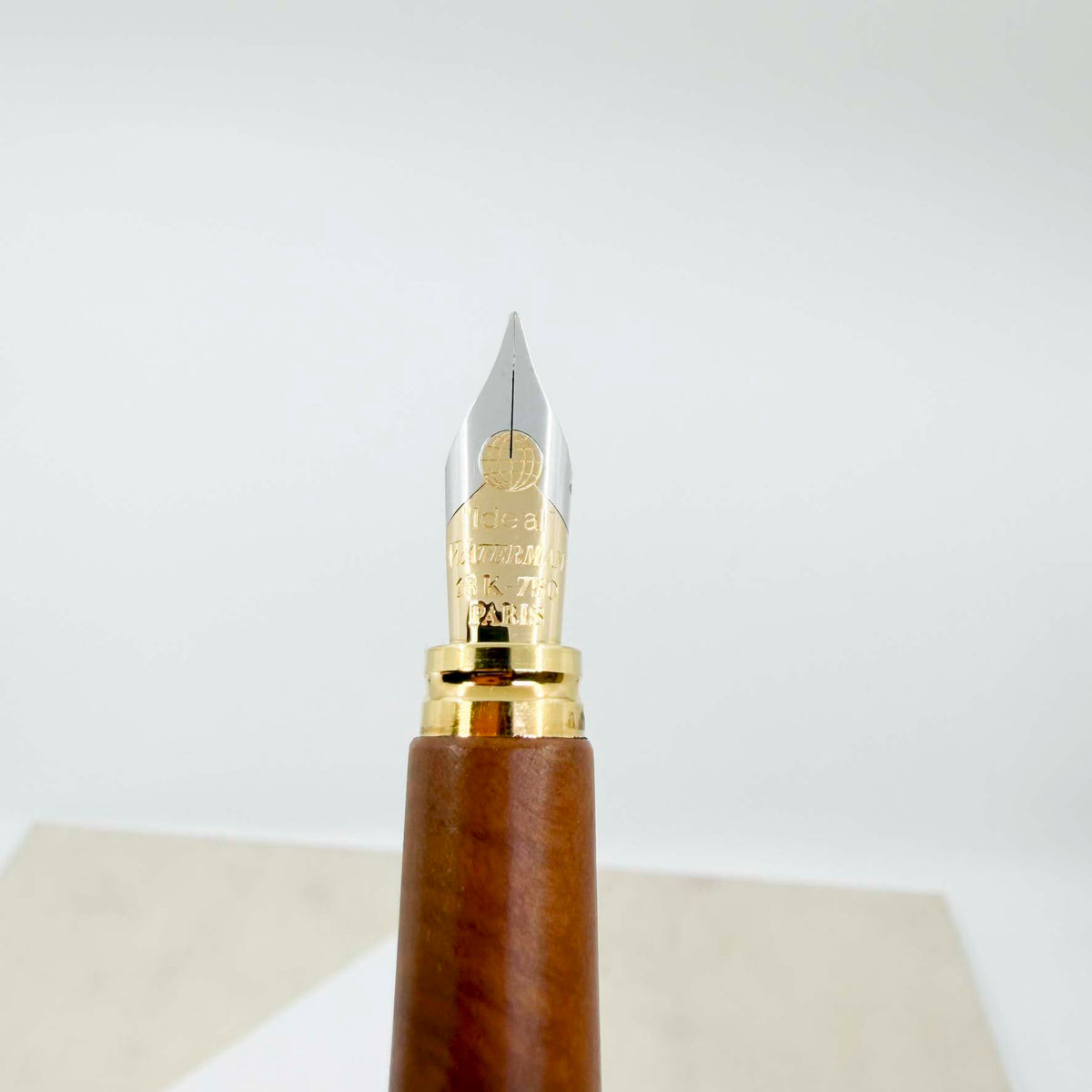 Waterman Man 100 Briarwood  Fountain Pen - Fine 18kt Gold Nib