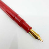 OMAS Jerusalem 3000 Red Terracotta Vegetal Resin Special Edition Fountain Pen  - Medium 18kt Gold Nib
