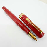 OMAS Jerusalem 3000 Red Terracotta Vegetal Resin Special Edition Fountain Pen  - Medium 18kt Gold Nib