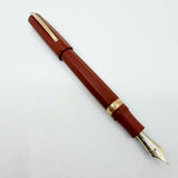 Visconti Brunelleschi Terracotta 8-Sided Limited Edition Oversized Fountain Pen #126/388 - Flexible Fine 23K Palladium Dreamtouch Nib