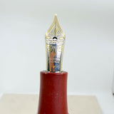 Visconti Brunelleschi Terracotta 8-Sided Limited Edition Oversized Fountain Pen #126/388 - Flexible Fine 23K Palladium Dreamtouch Nib