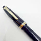 Sailor Profit Large Navy Blue Fountain Pen - Broad 21kt Gold Nib