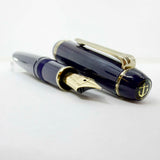 Sailor Profit Large Navy Blue Fountain Pen - Broad 21kt Gold Nib