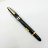 Montblanc Meisterstuck Mozart Black Resin Fountain Pen - Medium 14kt Gold  Nib