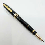 Montblanc Meisterstuck Mozart Black Resin Fountain Pen - Medium 14kt Gold  Nib