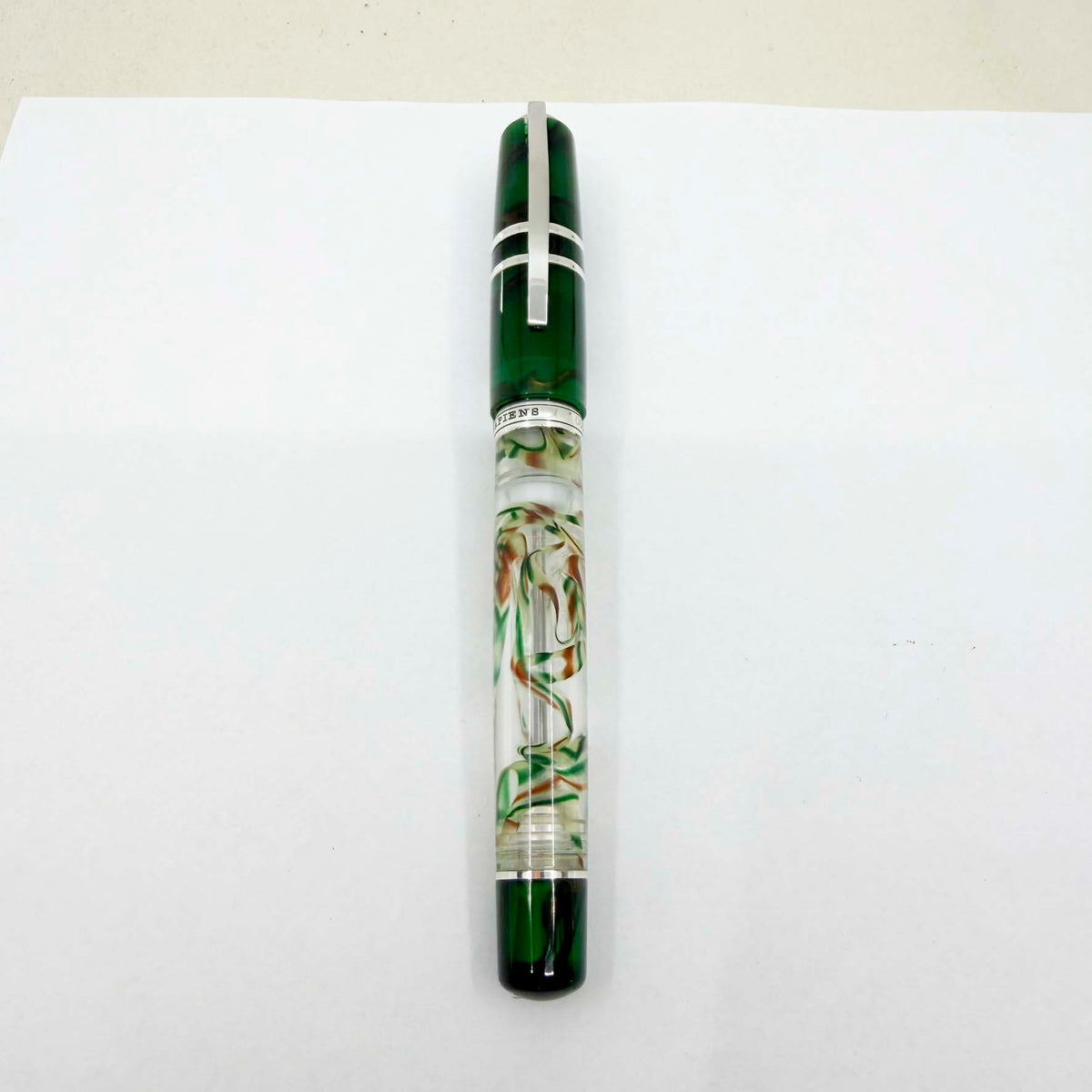 Visconti Limited Edition Homo Sapiens Florentine Hills Demonstrator Fountain Pen #0056/1000 - Very Flexible Fine 23K Palladium Nib