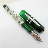 Visconti Limited Edition Homo Sapiens Florentine Hills Demonstrator Fountain Pen #0056/1000 - Very Flexible Fine 23K Palladium Nib