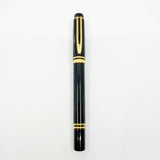 Waterman Man 100 Black Fountain Pen - Fine 18kt Gold Nib