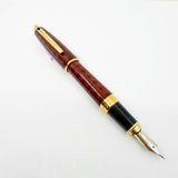 S.T. Dupont Orpheo Vertigo Largest Size Fountain Pen - Medium 18kt Gold Nib