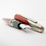 Dunhill AD2000 Orange/Red Metallic Fountain Pen - Fine 18kt Gold Nib (Leans to XF-Nib Made by Pilot)