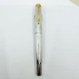 Pelikan Souveran M750 Silver-Plated 150th Anniversary Silver Jubilee Special Edition Fountain Pen - Medium 18kt Gold Nib