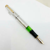 Pelikan Souveran M750 Silver-Plated 150th Anniversary Silver Jubilee Special Edition Fountain Pen - Medium 18kt Gold Nib