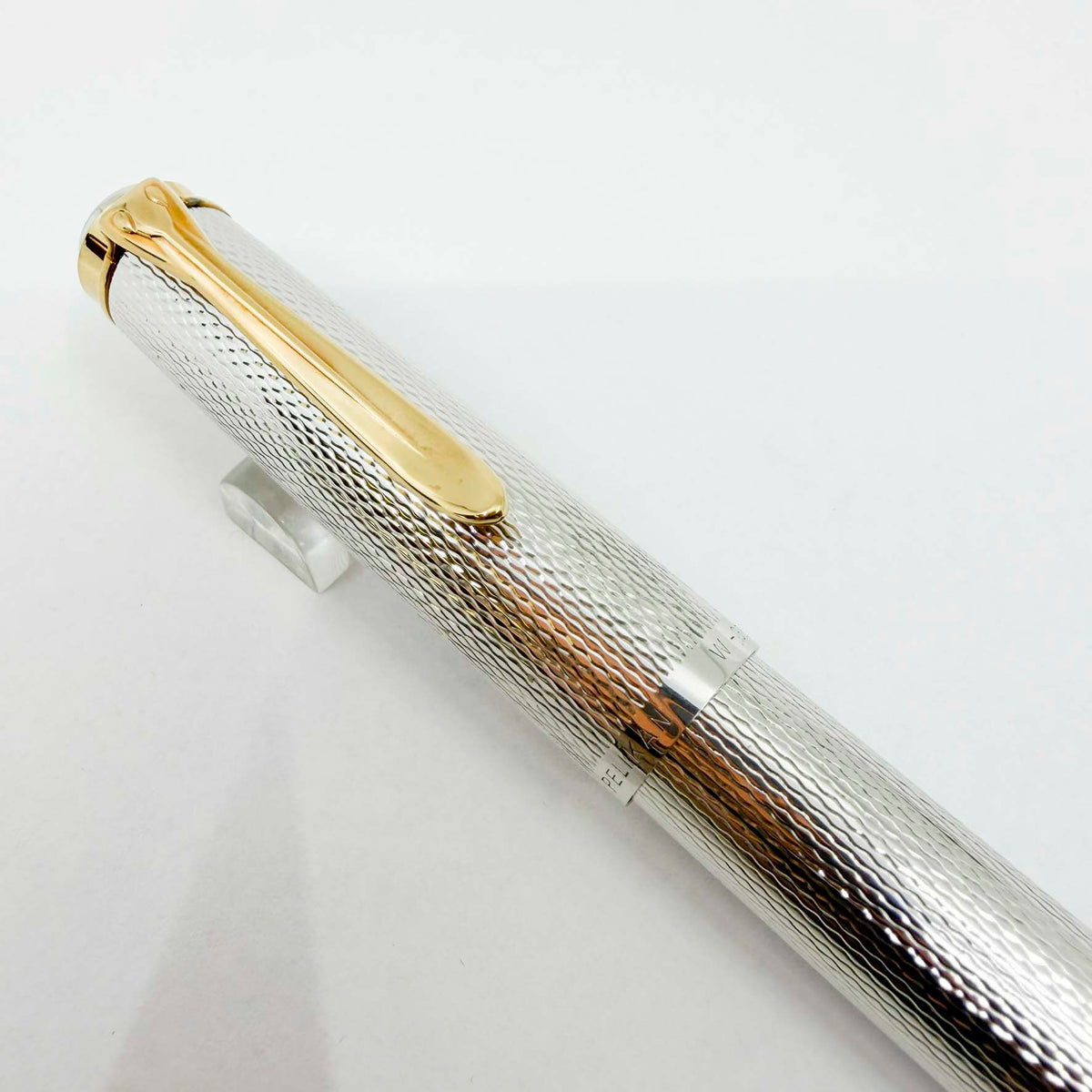 Pelikan Souveran M750 Silver-Plated 150th Anniversary Silver Jubilee Special Edition Fountain Pen - Medium 18kt Gold Nib