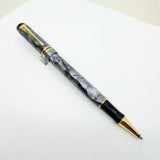 Parker Duofold Marbled Gray, Pearl & Black Rollerball Pen