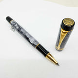 Parker Duofold Marbled Gray, Pearl & Black Rollerball Pen